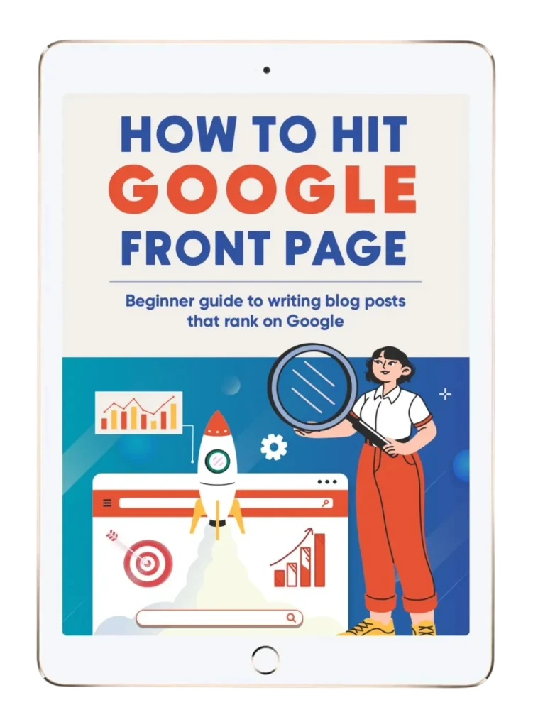 SEO ebook on ipad 2026